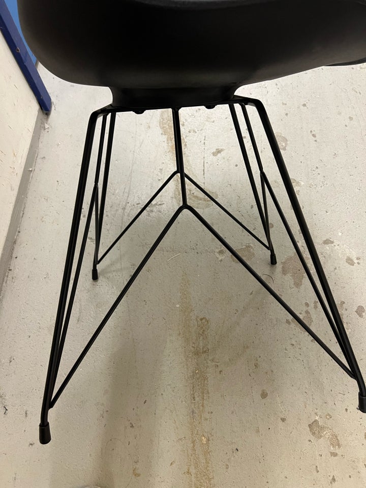 Spisebordsstol Plast og stål 