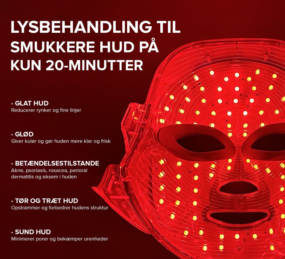 Ansigtspleje, LED-MASKE -