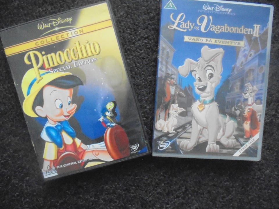 Pinocchio, instruktør Disney, DVD