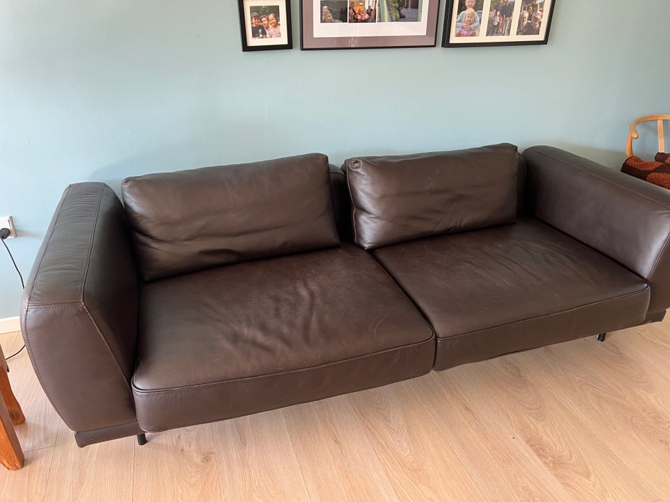 Sofa læder 3 pers