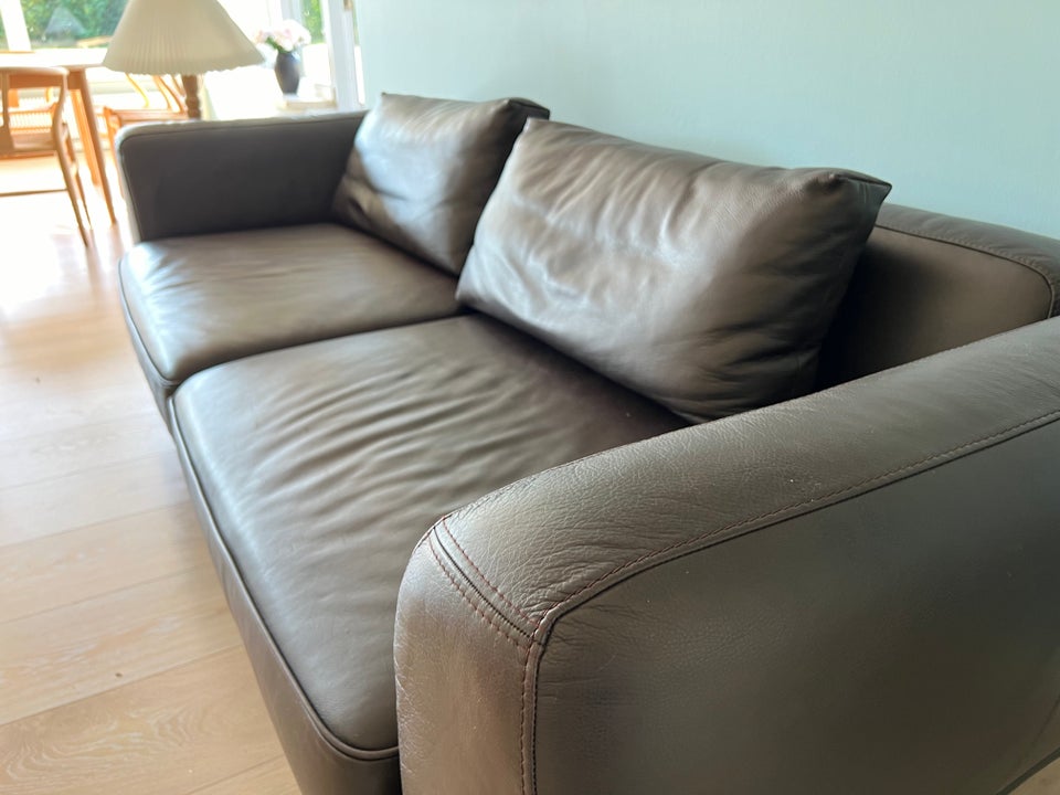 Sofa læder 3 pers