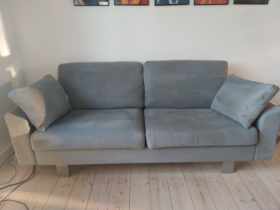 Sofa, alcantara, 2 pers.