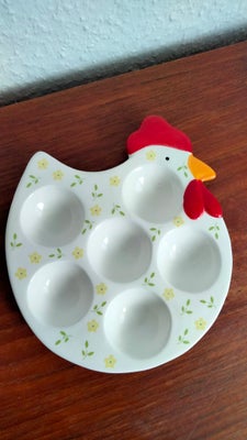 Keramik Retro æggefad påske høne