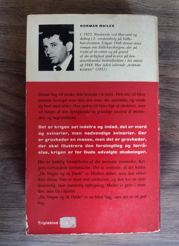 De nøgne og de døde, Norman Mailer,