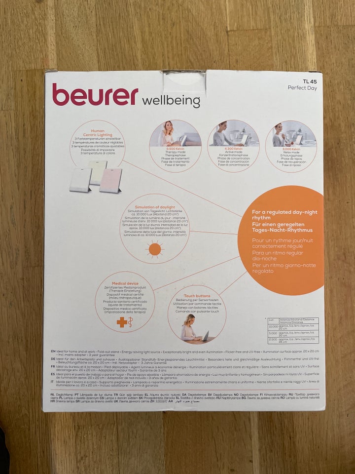 Anden bordlampe, Beurer wellbeing