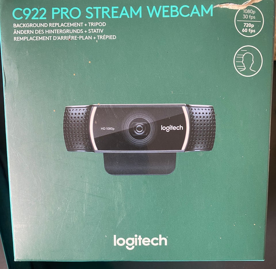 Webcam, Logitech, C922 Pro Stream