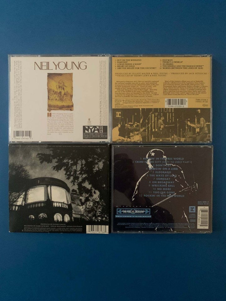 NEIL YOUNG: 4 CD ALBUMS, rock