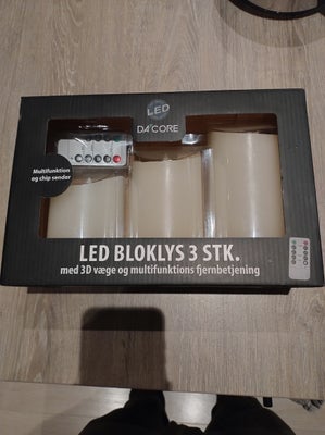 LED-stearinlys Dacore