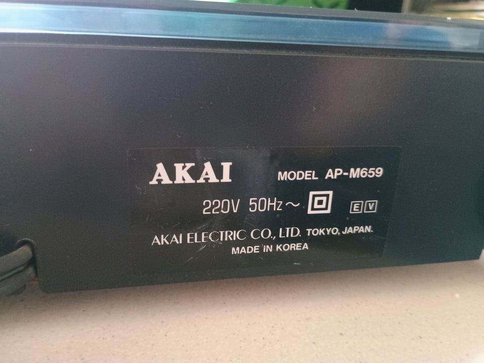 Pladespiller, Akai, AP-M659