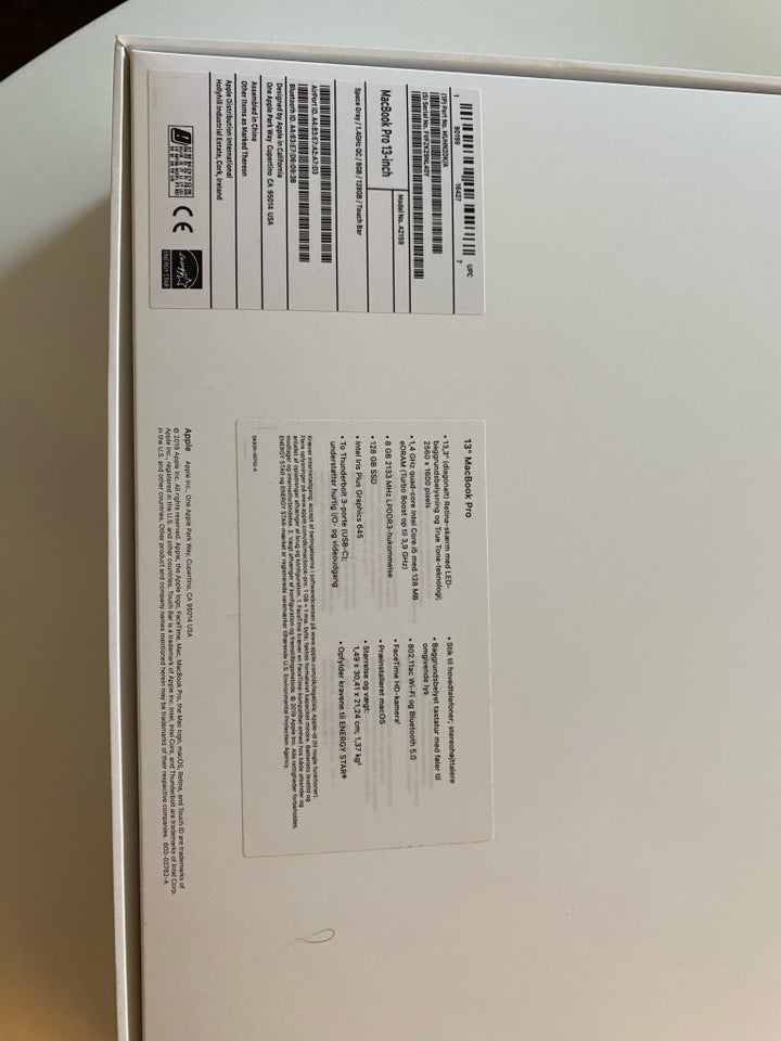 MacBook Pro, 13-inch A 2159, 1,4GHz