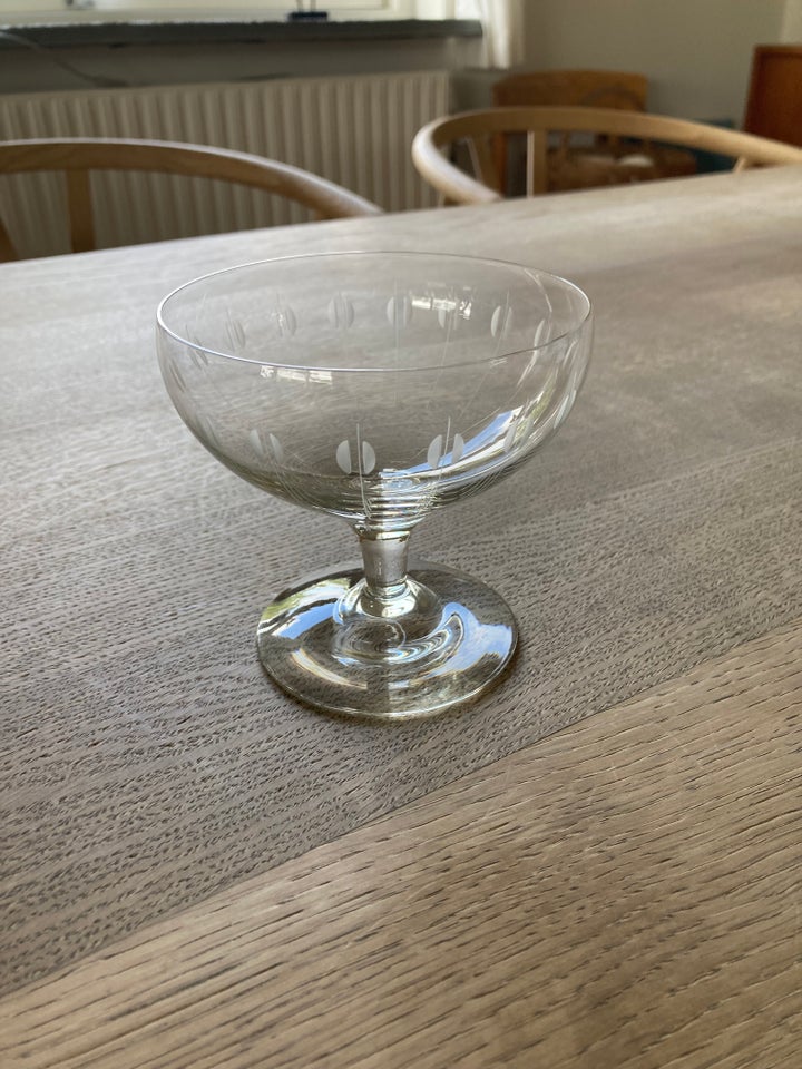 Glas Champagneskål Holmegaard -