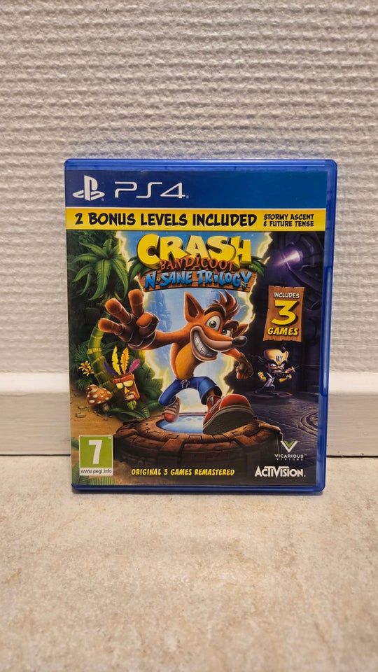 Crash N-sane trilogy, PS4,