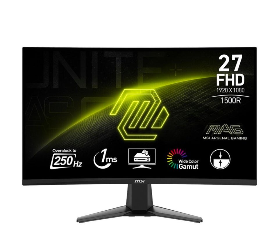 Msi, MSI 27" Curved gamingskærm, 27