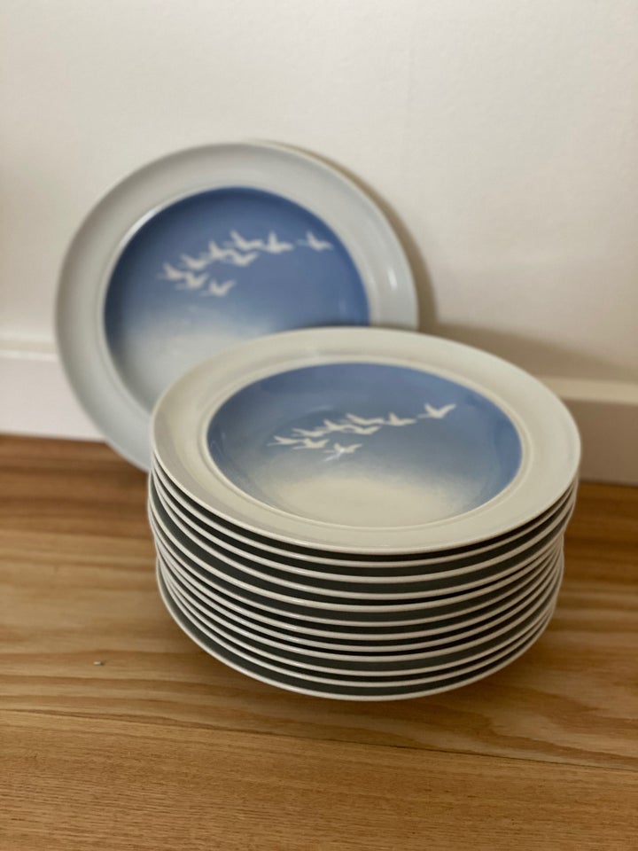 Porcelæn, Frokost tallerkner,