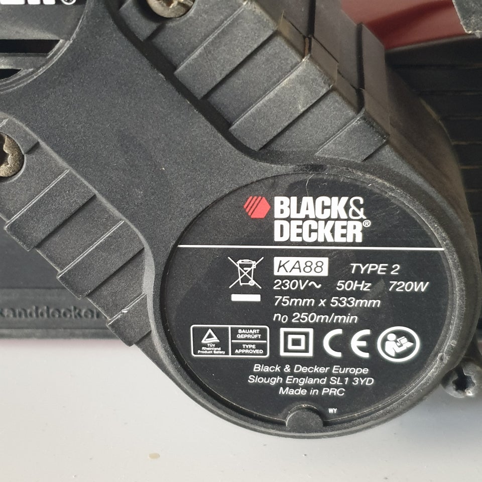 Båndpudser Black  Decker