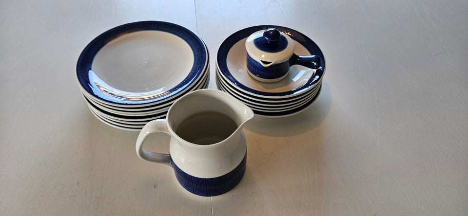 Porcelæn Stel tallerkener kande