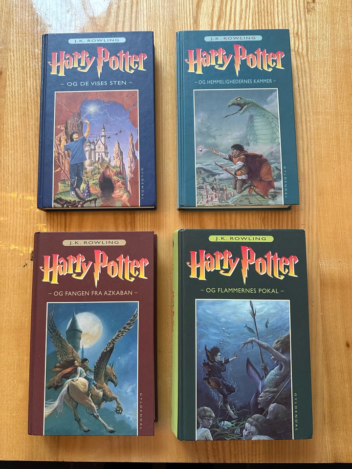 Harry Potter 1-4, J k Rowling,