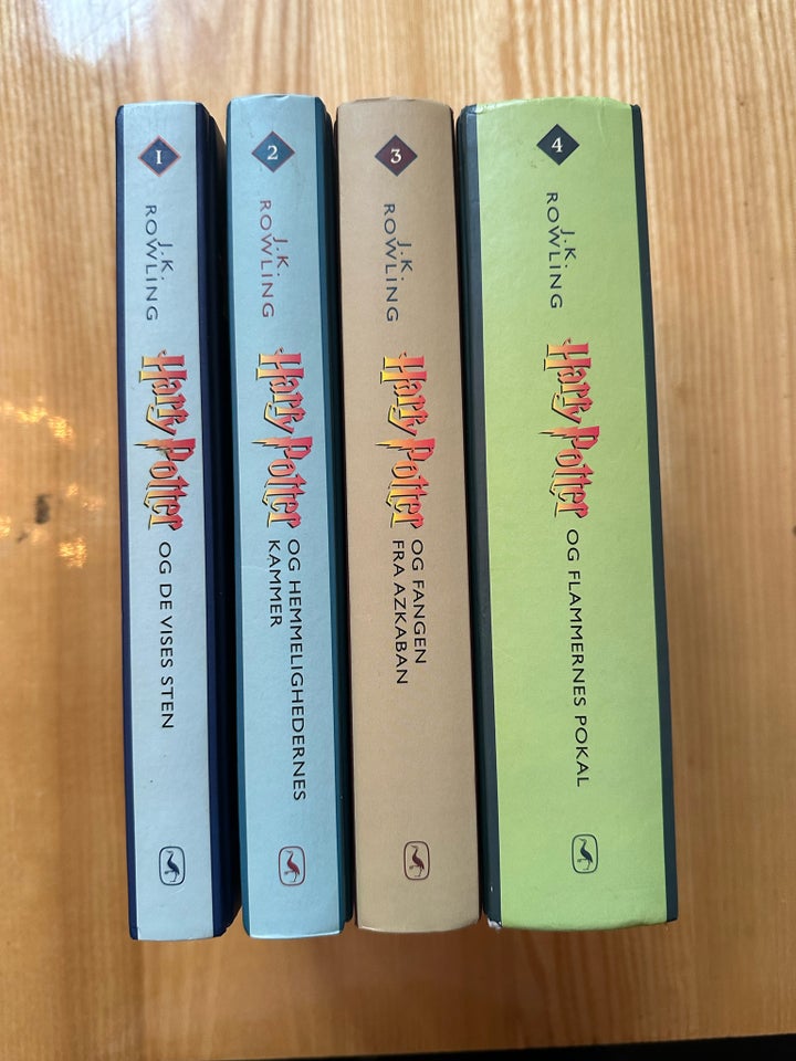 Harry Potter 1-4, J k Rowling,