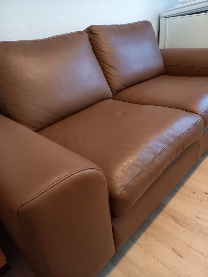 Sofa, læder, 2 pers.