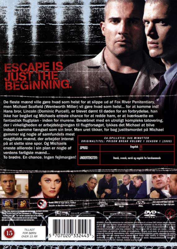 Prison Break sæson 1 DVD