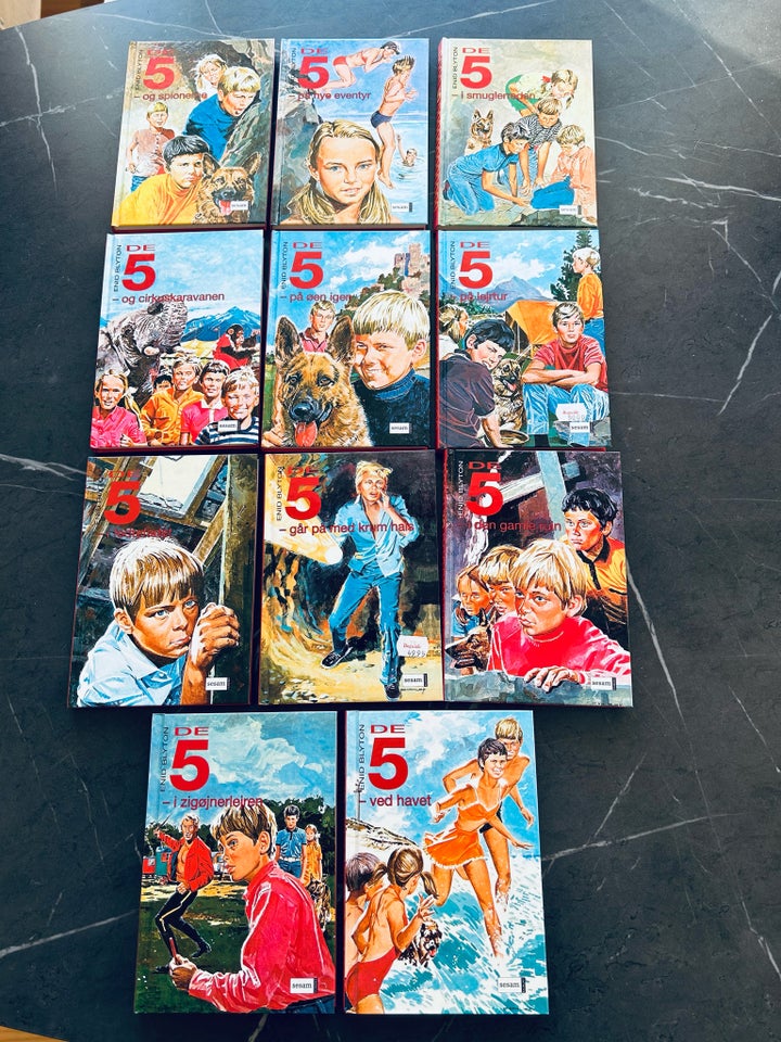 De 5 bøgerne, Enid Blyton, genre: