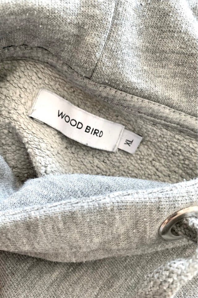 Hættetrøje Wood Bird str XL