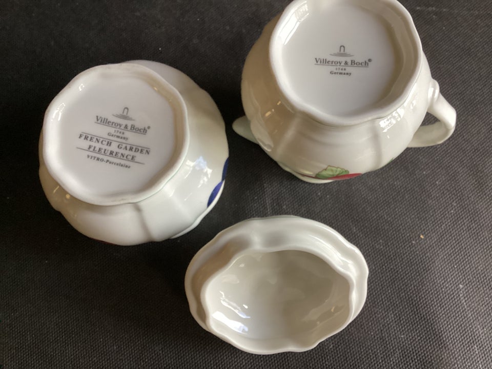 Porcelæn SUKKERSKÅL &amp;FDEKANDE 