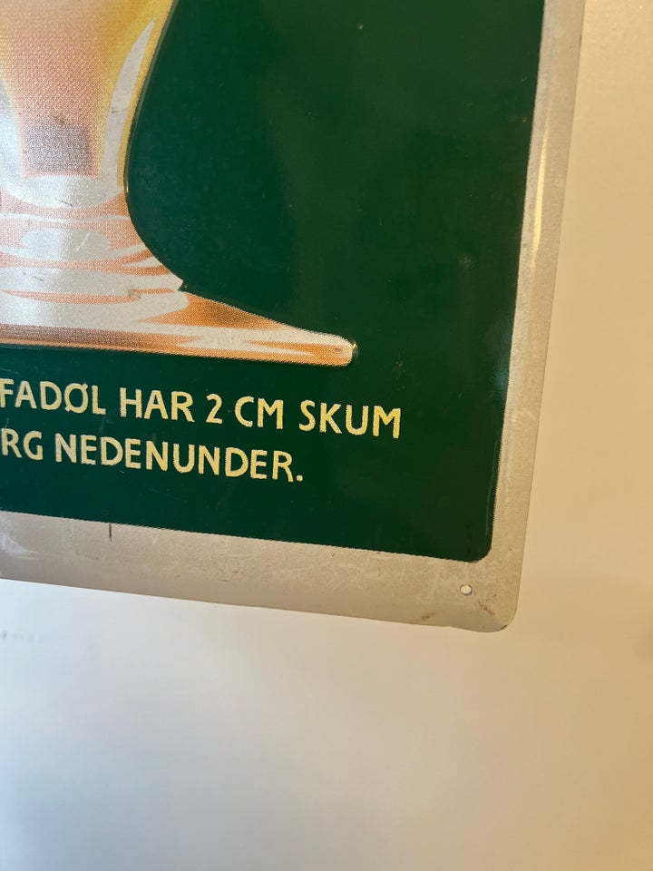 Skilte, Tuborg metal skilt