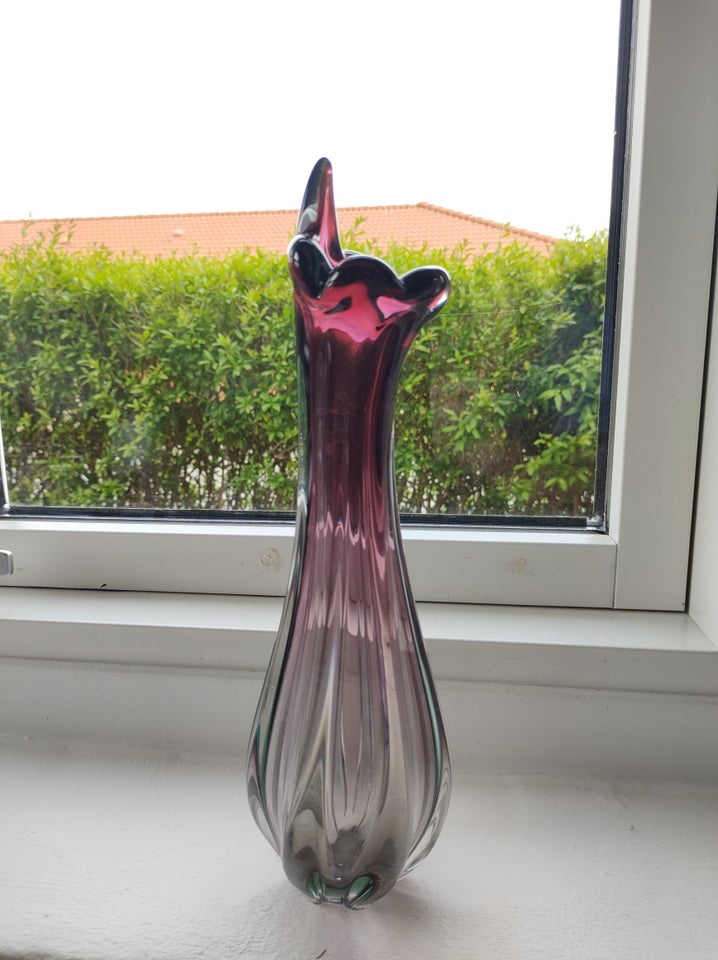 Lilla orkide vase, Murano