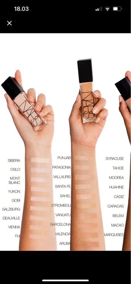 Makeup Foundation  Nars