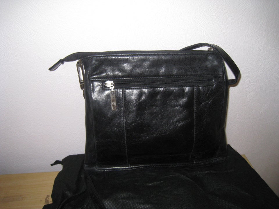 Skuldertaske, Bel Sac, læder