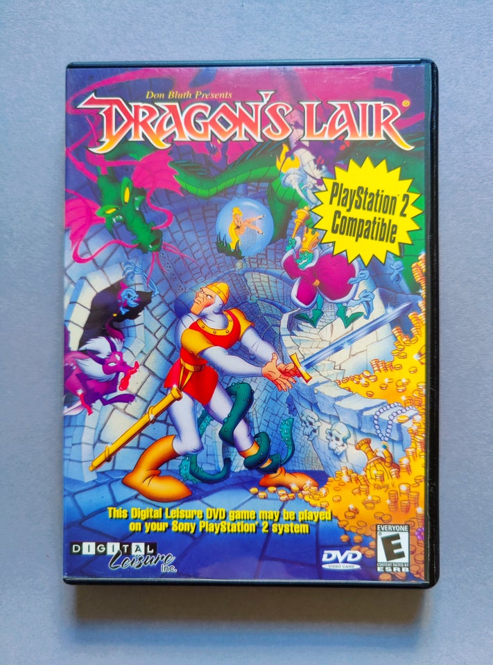 Dragons Lair (DVD, 1998, ps2 -