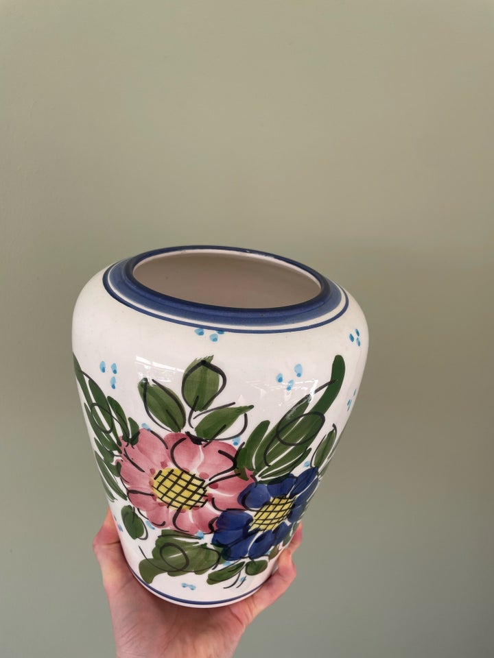 Porcelæn Vase med blomster  