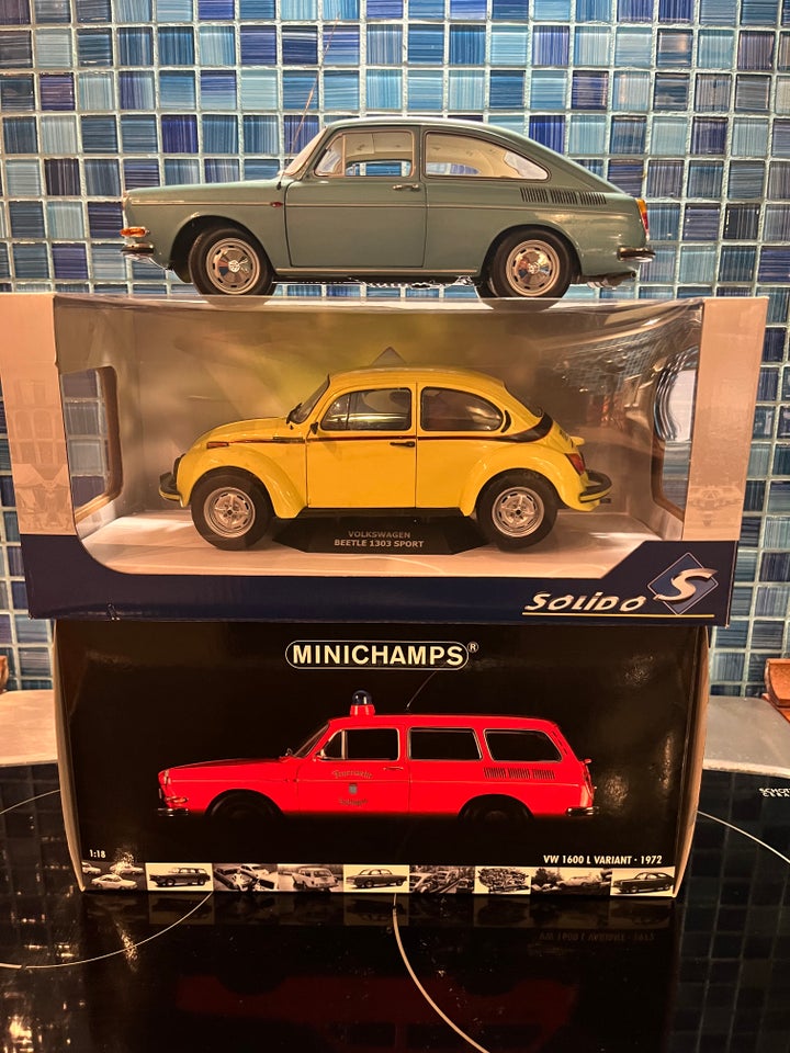 Modelbil, VW, skala 1:18