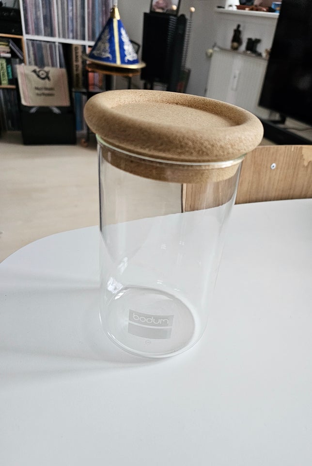 Glas Mad opbevarings glas med kork
