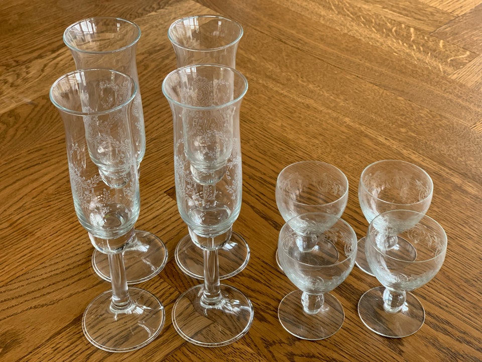 Glas Whisky- og champagne glas