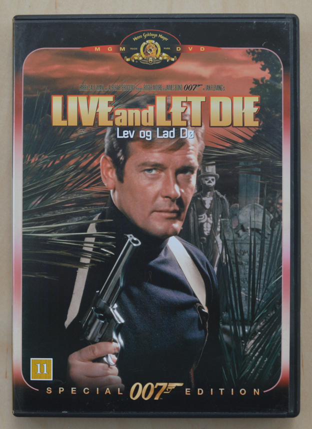 James Bond Live and Let Die, DVD,