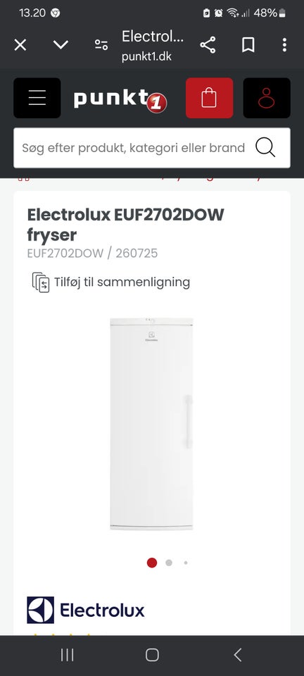 Fryseskab, Electrolux