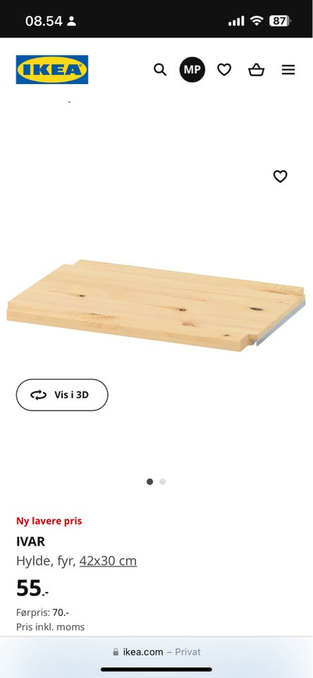 Stigereol IVAR Ikea