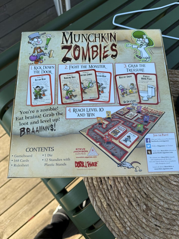 Munchkin Zombies de luxe , brætspil