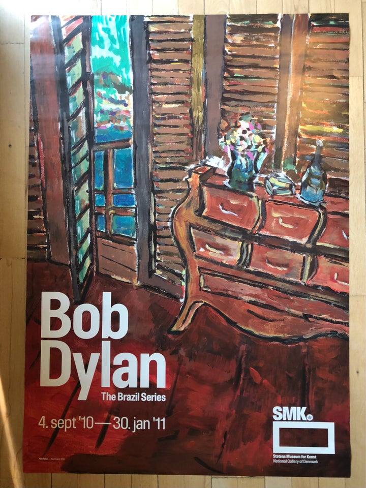 Udstillingsplakat, Bob Dylan,