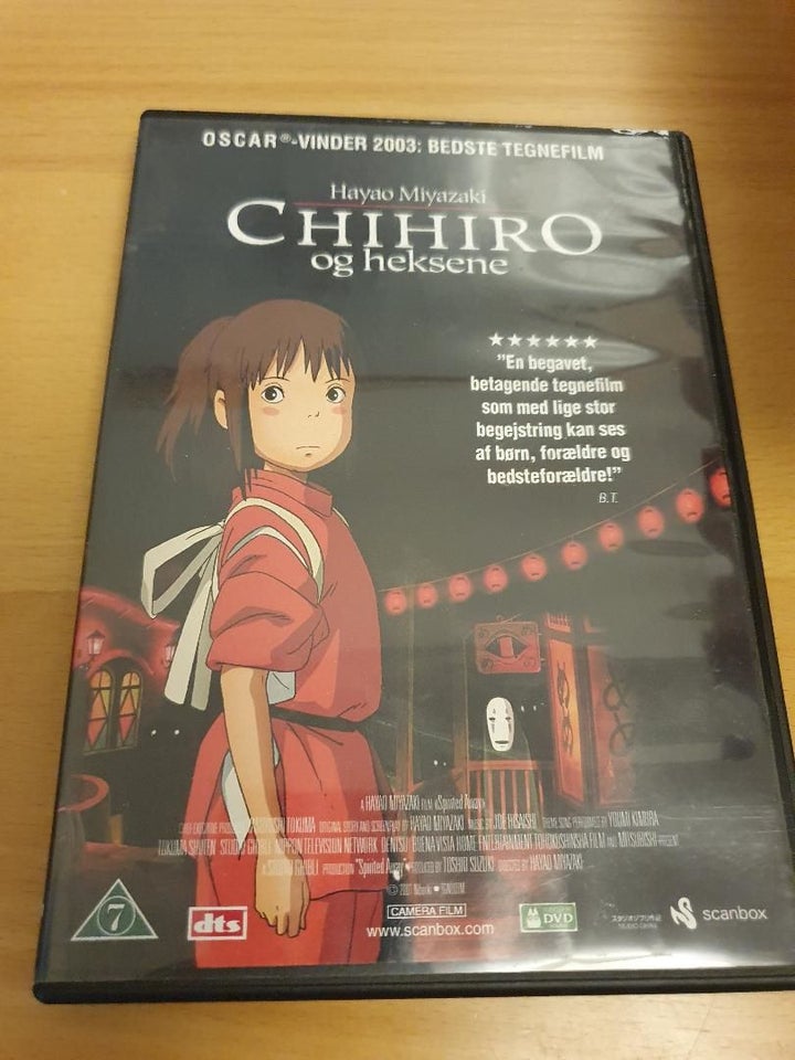 Chihiro og heksende DVD