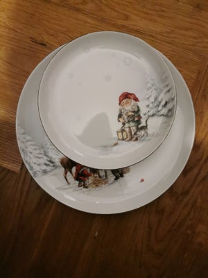 Porcelæn Tallerken Firkløveren