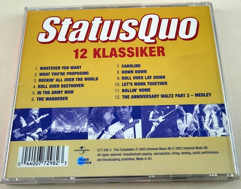 Status Quo: 12 klassiker, rock