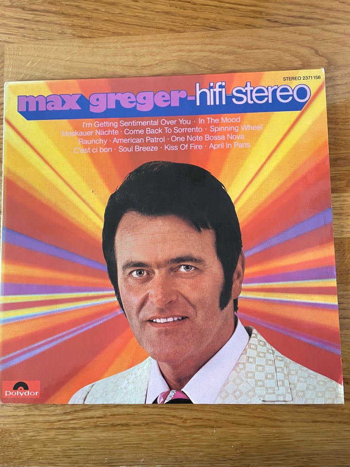 LP, Max Greger (1. Press), Max