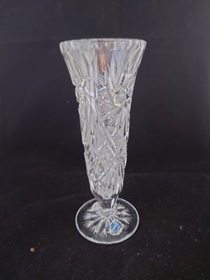 Glas Krystalvase  Bohemia