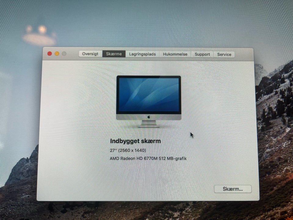 iMac iMac (27-inch Mid 2011)