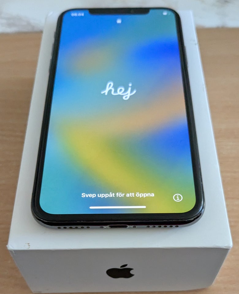 iPhone X, 256 GB, grå