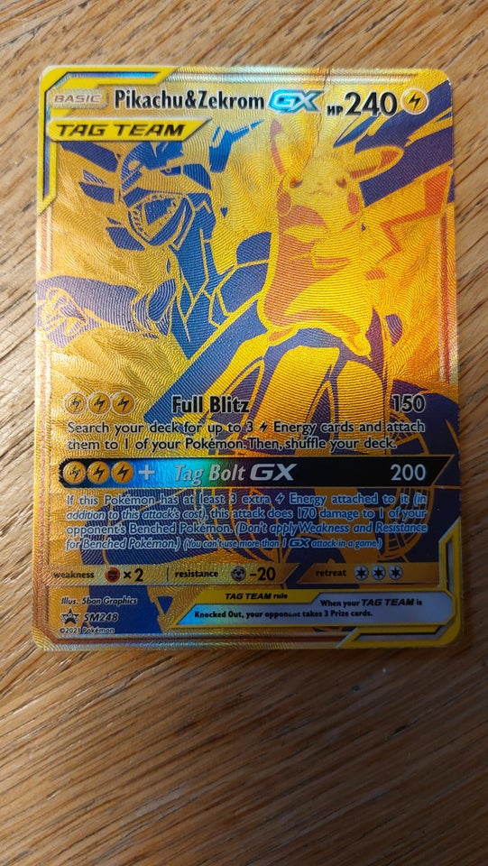 Samlekort, Pikachu  Zekrom GX -