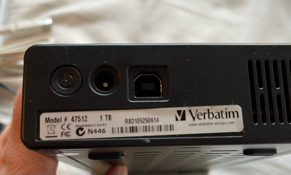 Verbatim, ekstern, 1000 GB